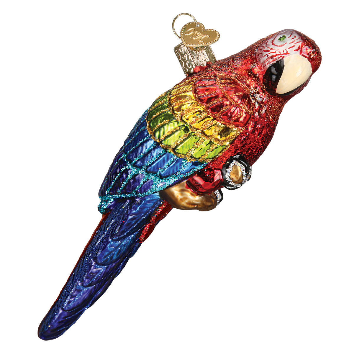 Tropical Parrot Ornament Old World Christmas