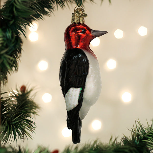 Red-headed Woodpecker Ornament Old World Christmas