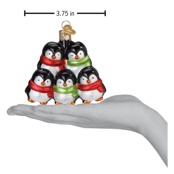 Penguin Family Of 5 Ornament Old World Christmas