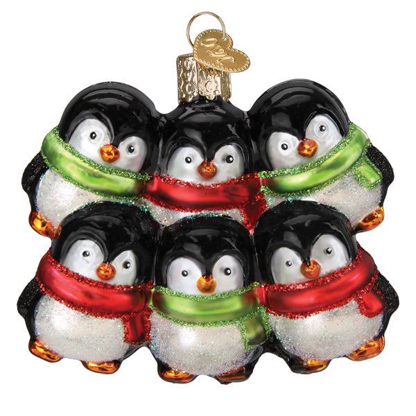 Penguin Family Of 6 Ornament Old World Christmas