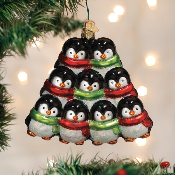 Penguin Family Of 9 Ornament Old World Christmas
