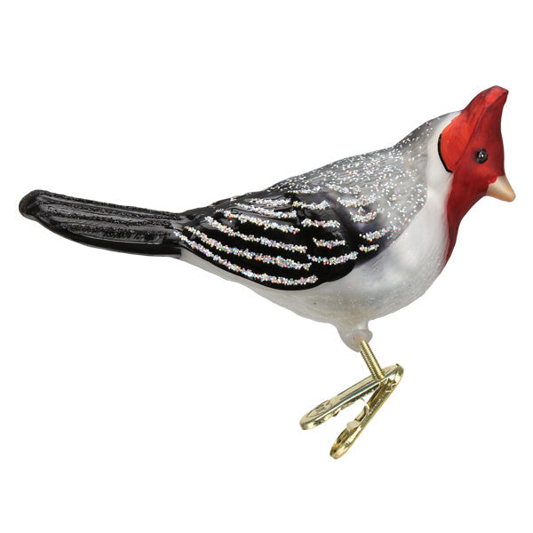 Red-crested Cardinal Ornament Old World Christmas