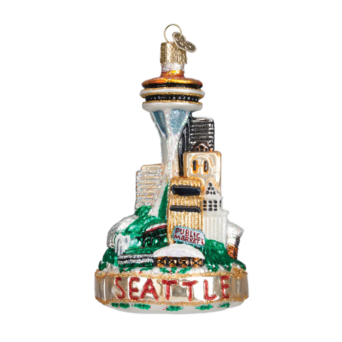 Seattle Skyline Ornament Old World Christmas