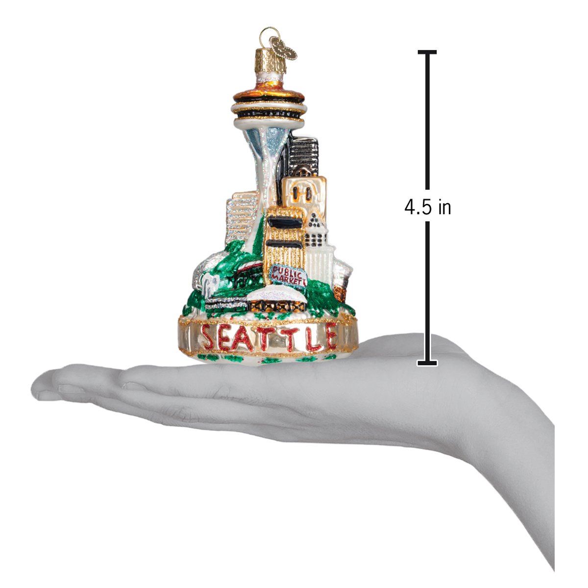 Seattle Skyline Ornament Old World Christmas