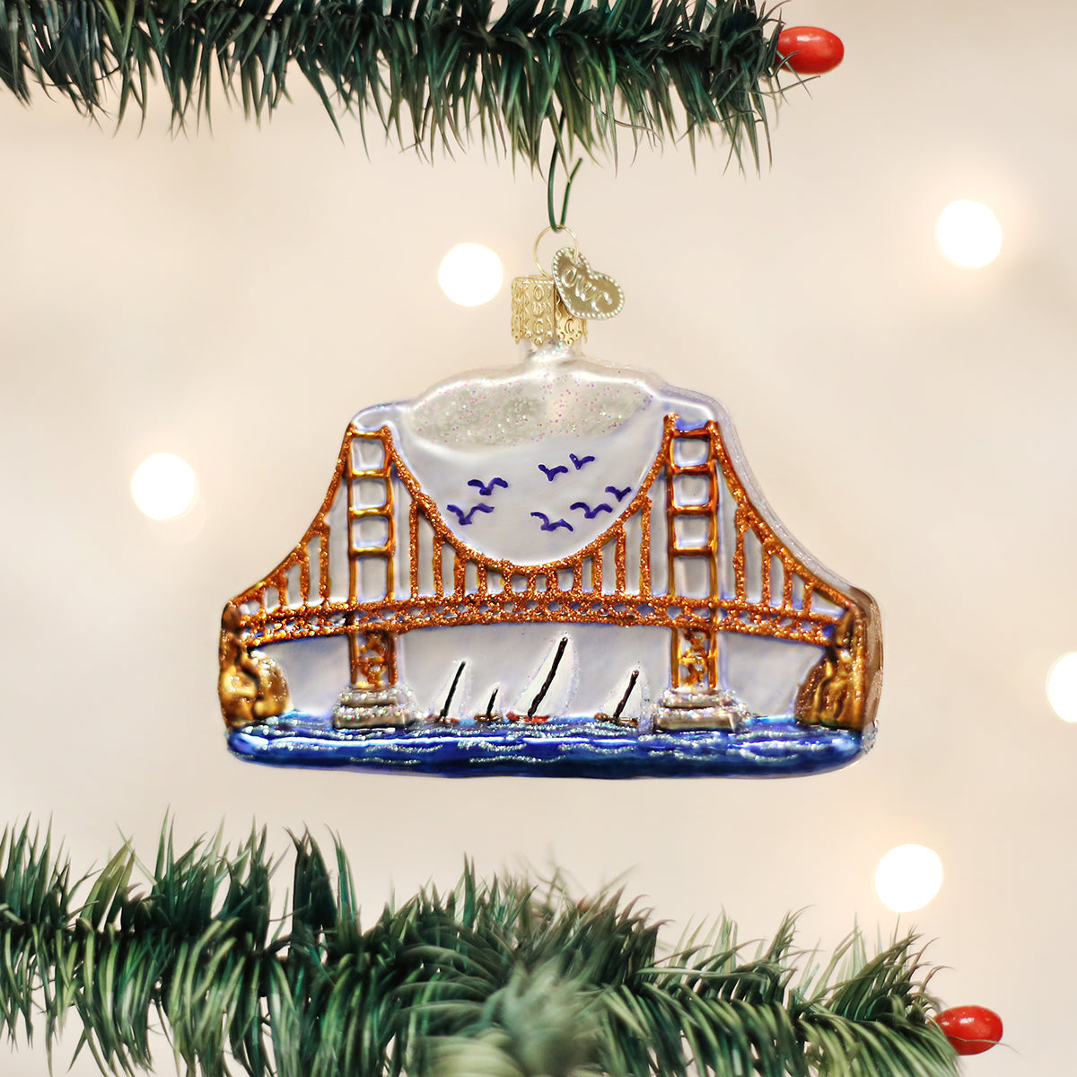 Golden Gate Bridge Ornament Old World Christmas