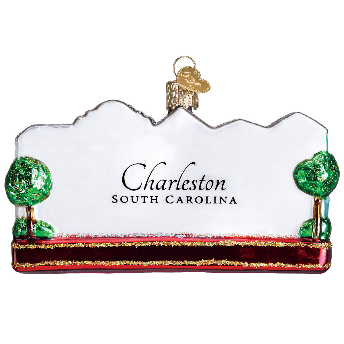 Rainbow Row Ornament Old World Christmas