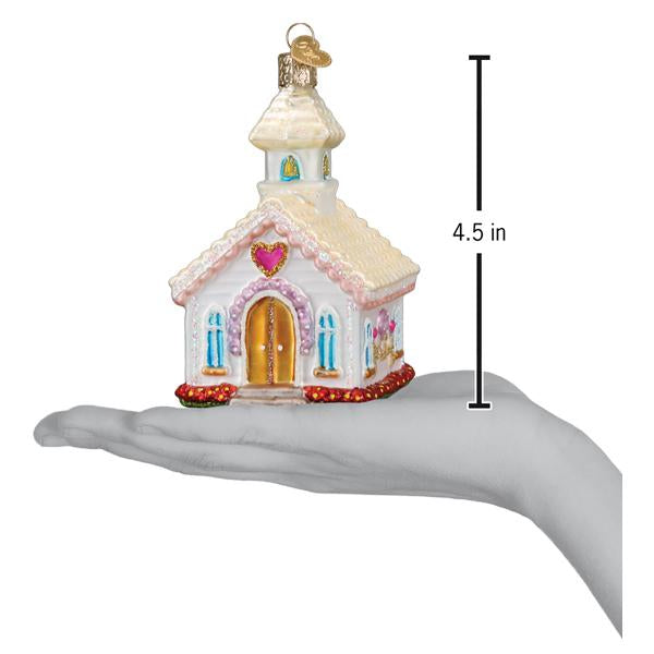 Wedding Chapel Ornament Old World Christmas