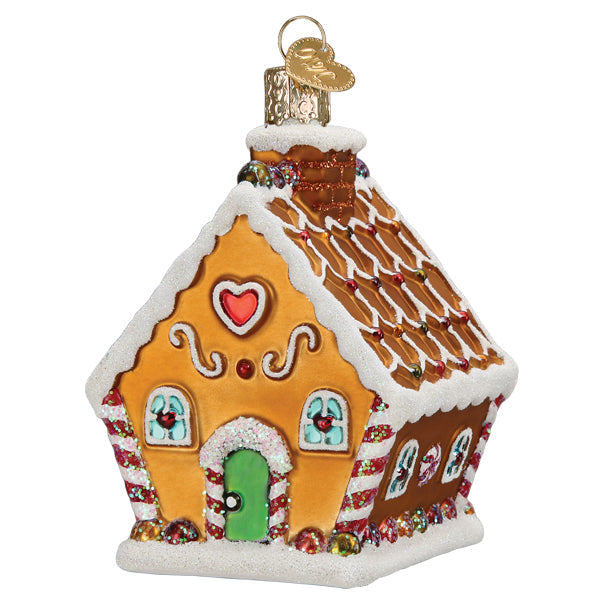 Sweet Gingerbread Cottage Ornament Old World Christmas