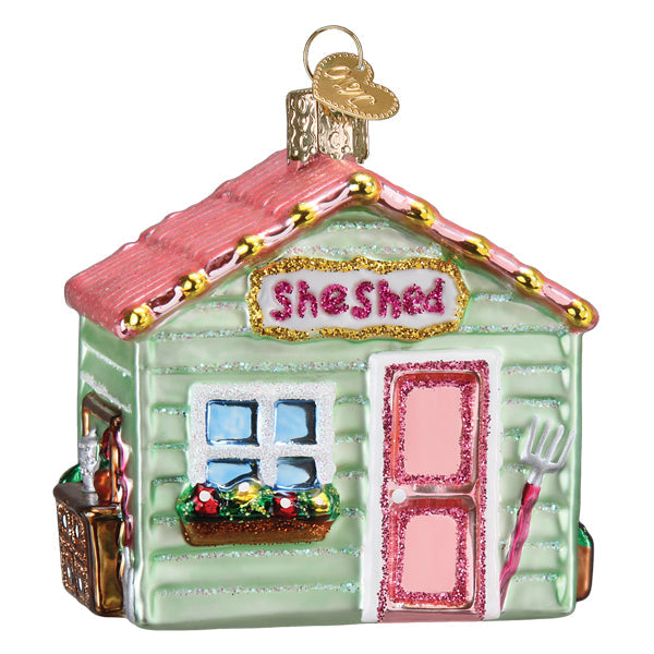 She Shed Ornament Old World Christmas