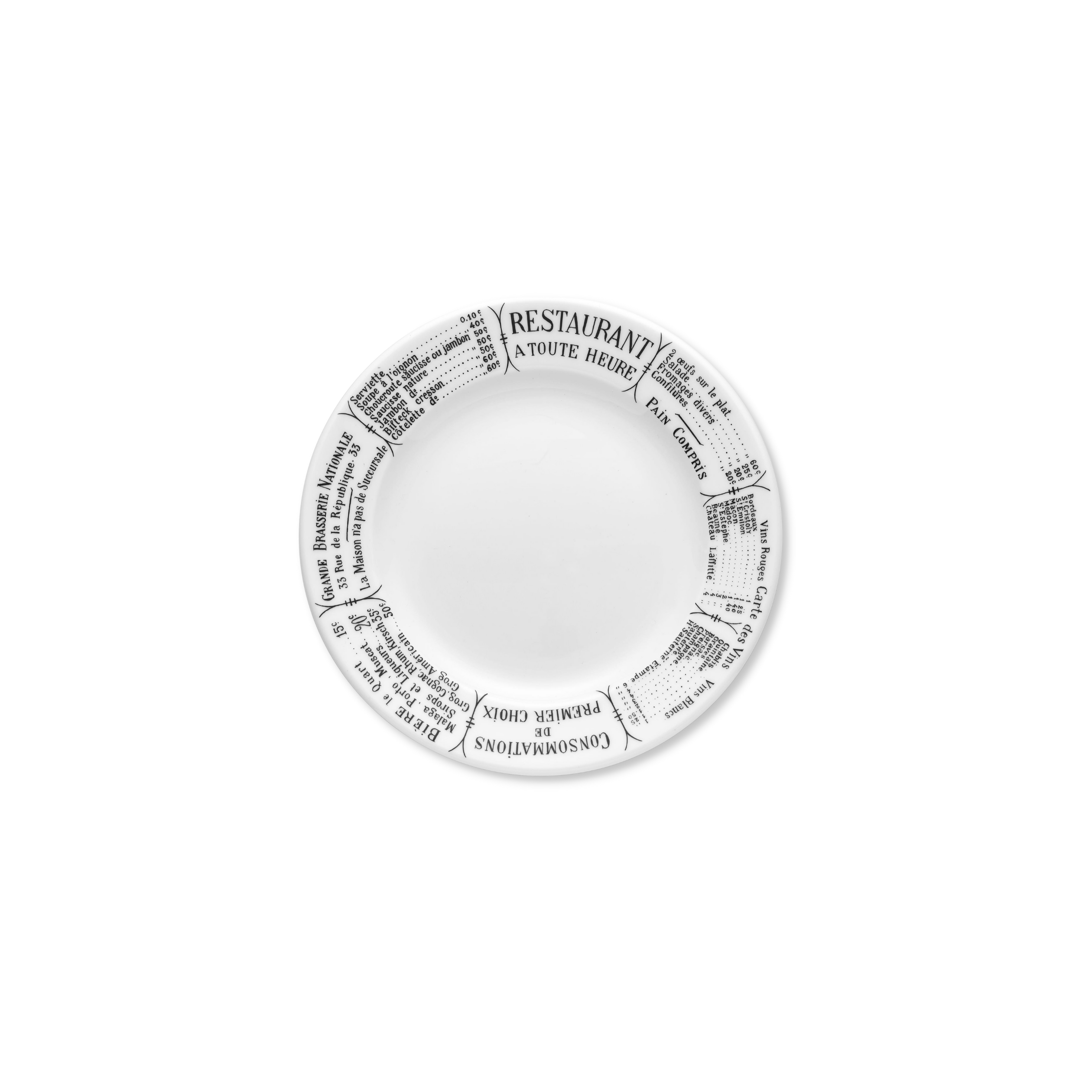 Brasserie Plates, Sets of 4