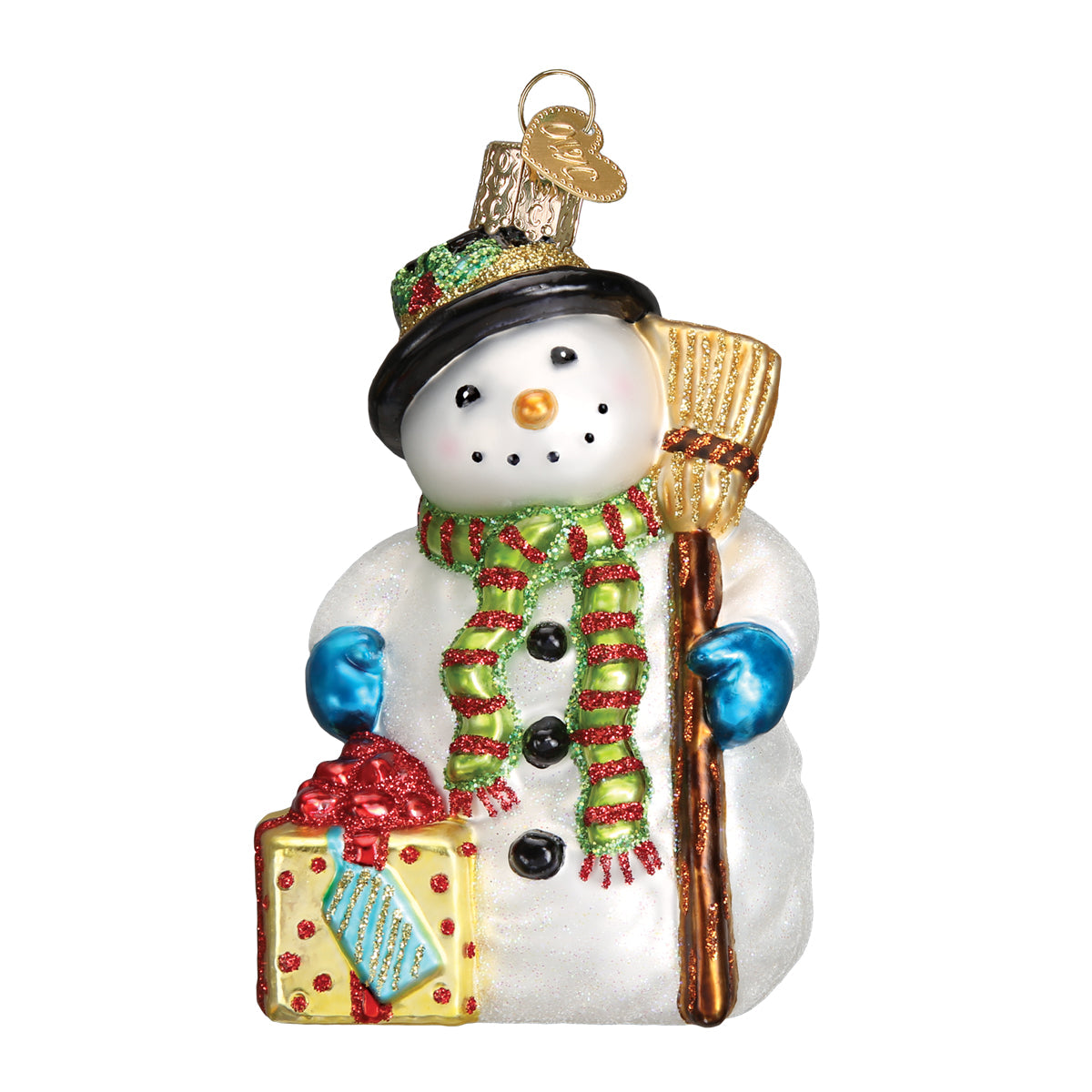 Gleeful Snowman Ornament Old World Christmas
