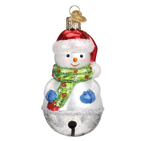 Jingle Bell Snowman Old World Christmas