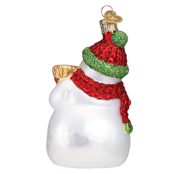 Snowman With Broom Ornament Old World Christmas