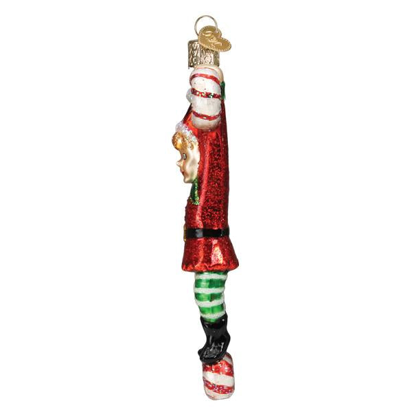 Playful Elf Ornament Old World Christmas