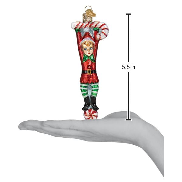 Playful Elf Ornament Old World Christmas