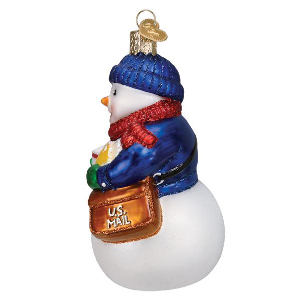 USPS Snowman Ornament Old World Christmas