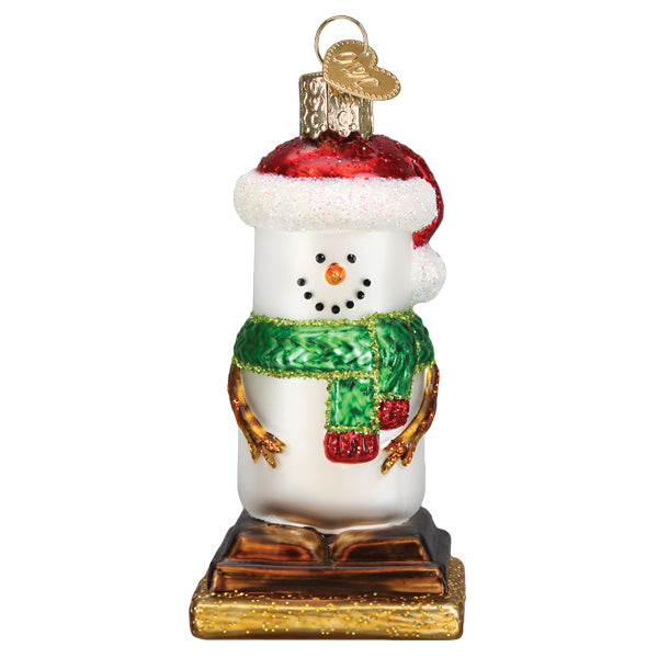 S'mores Snowman Ornament Old World Christmas