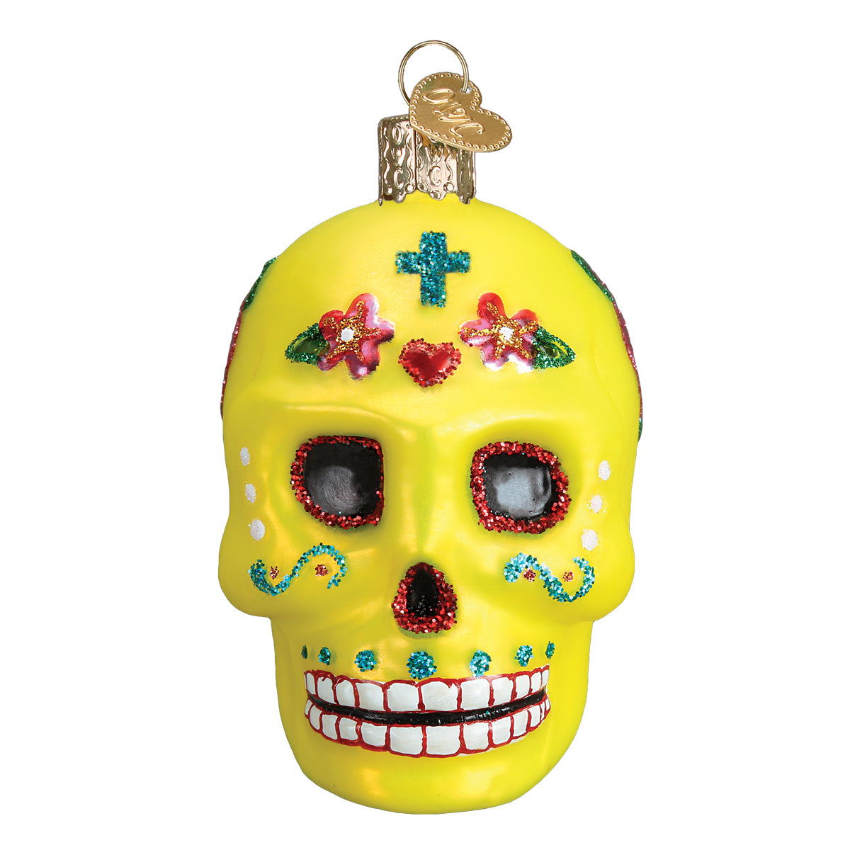 Sugar Skull Ornament Old World Christmas