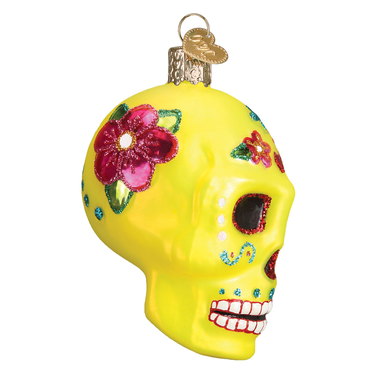 Sugar Skull Ornament Old World Christmas