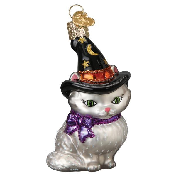 Witch Kitten Ornament Old World Christmas