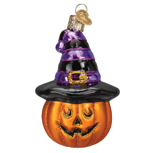 Witch Pumpkin Ornament Old World Christmas