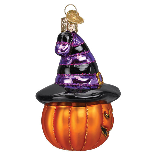Witch Pumpkin Ornament Old World Christmas