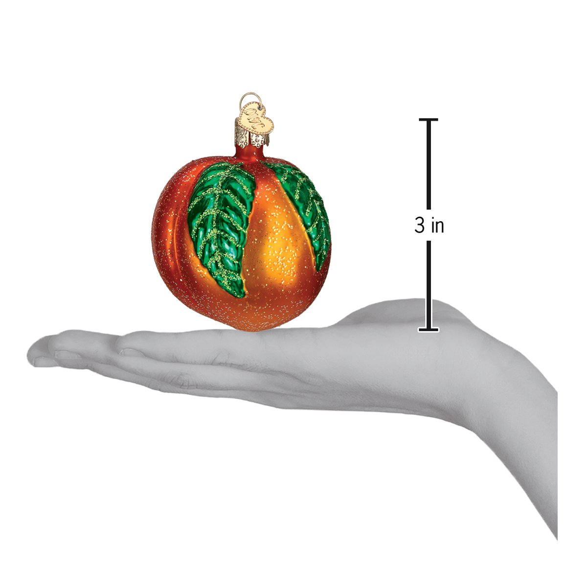 Peach Ornament Old World Christmas