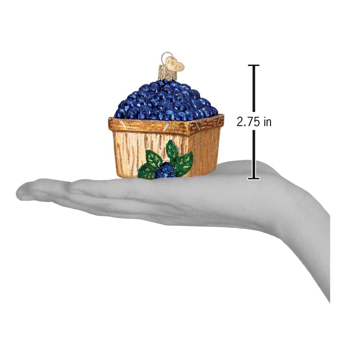 Basket Of Blueberries Old World Christmas