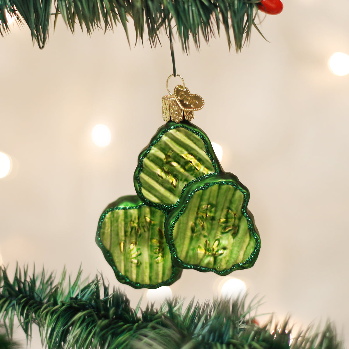 Pickle Chips Ornament Old World Christmas
