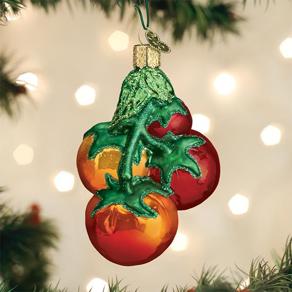 Tomatoes On Vine Ornament Old World Christmas