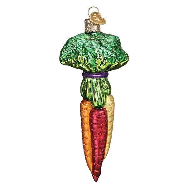 Rainbow Carrots Ornament Old World Christmas