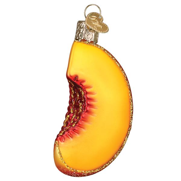 Peach Slice Ornament Old World Christmas