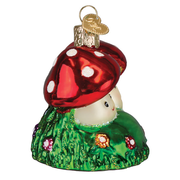 Happy Mushrooms Ornament Old World Christmas