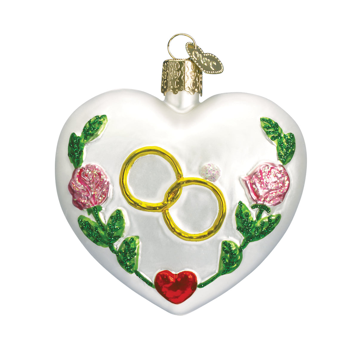 Wedding Heart Ornament Old World Christmas