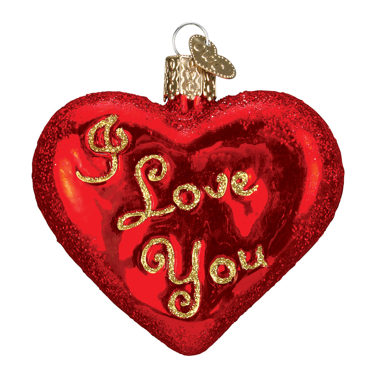 I Love You Heart Ornament Old World Christmas