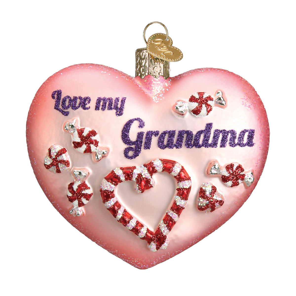 Grandma Heart Ornament Old World Christmas