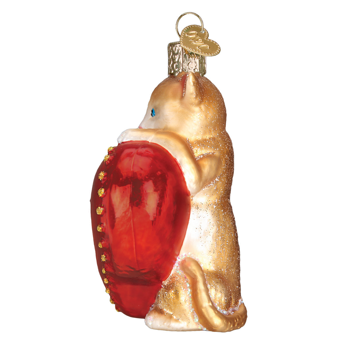 I Love My Cat Ornament Old World Christmas