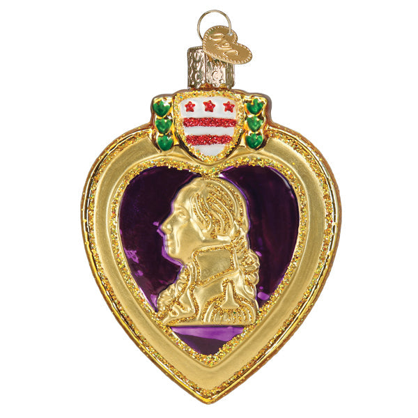 Purple Heart Ornament Old World Christmas
