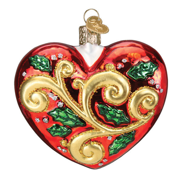 2025 First Christmas Heart Ornament Old World Christmas