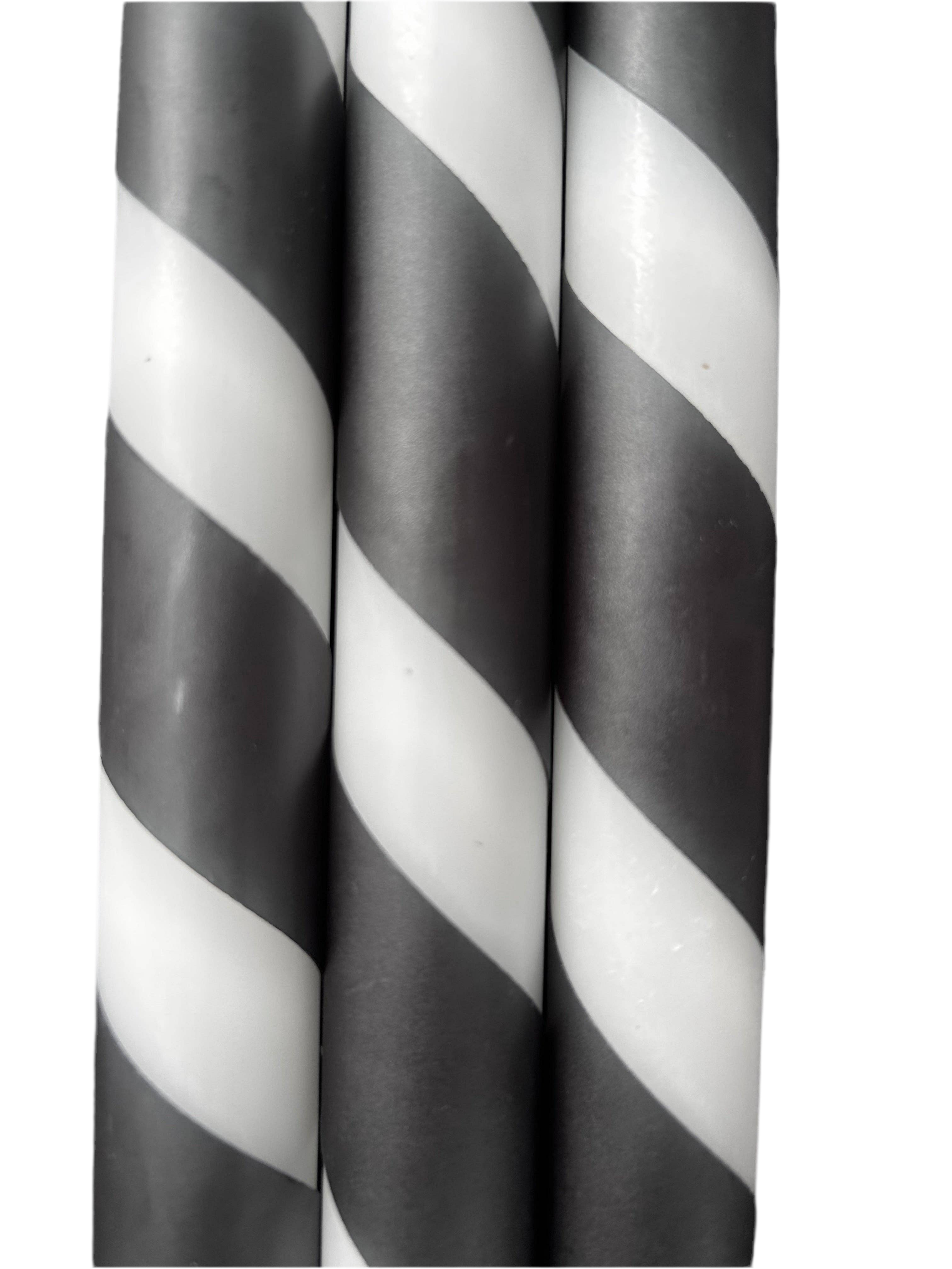 DARK MOON Dip Dye Dinner Candle Trio The Colour Emporium