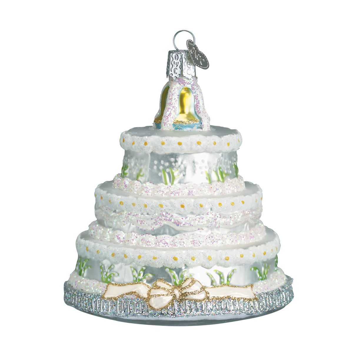 Wedding Cake Christmas Ornament Old World Christmas