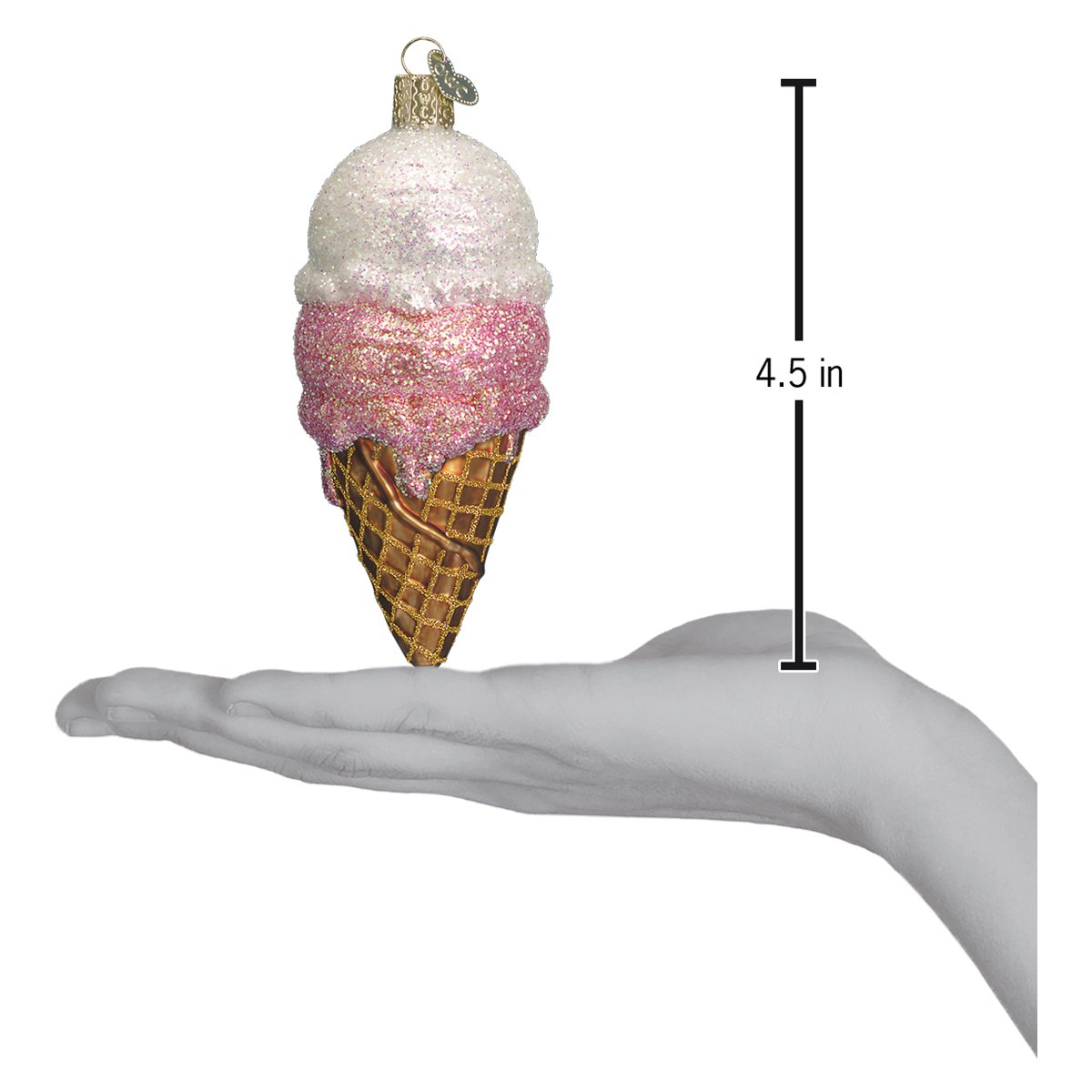 Ice Cream Cone Ornament Old World Christmas