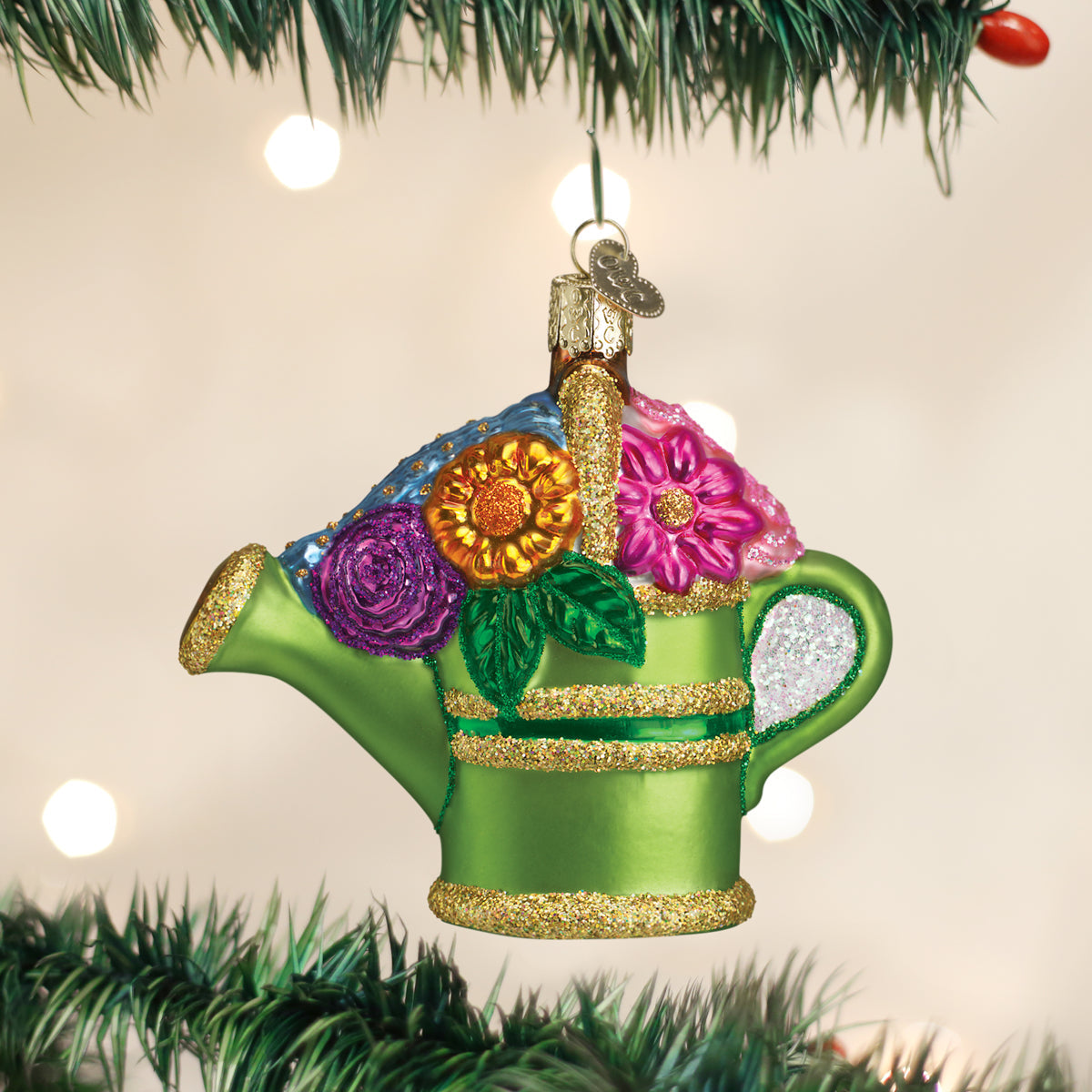 Watering Can Ornament Old World Christmas