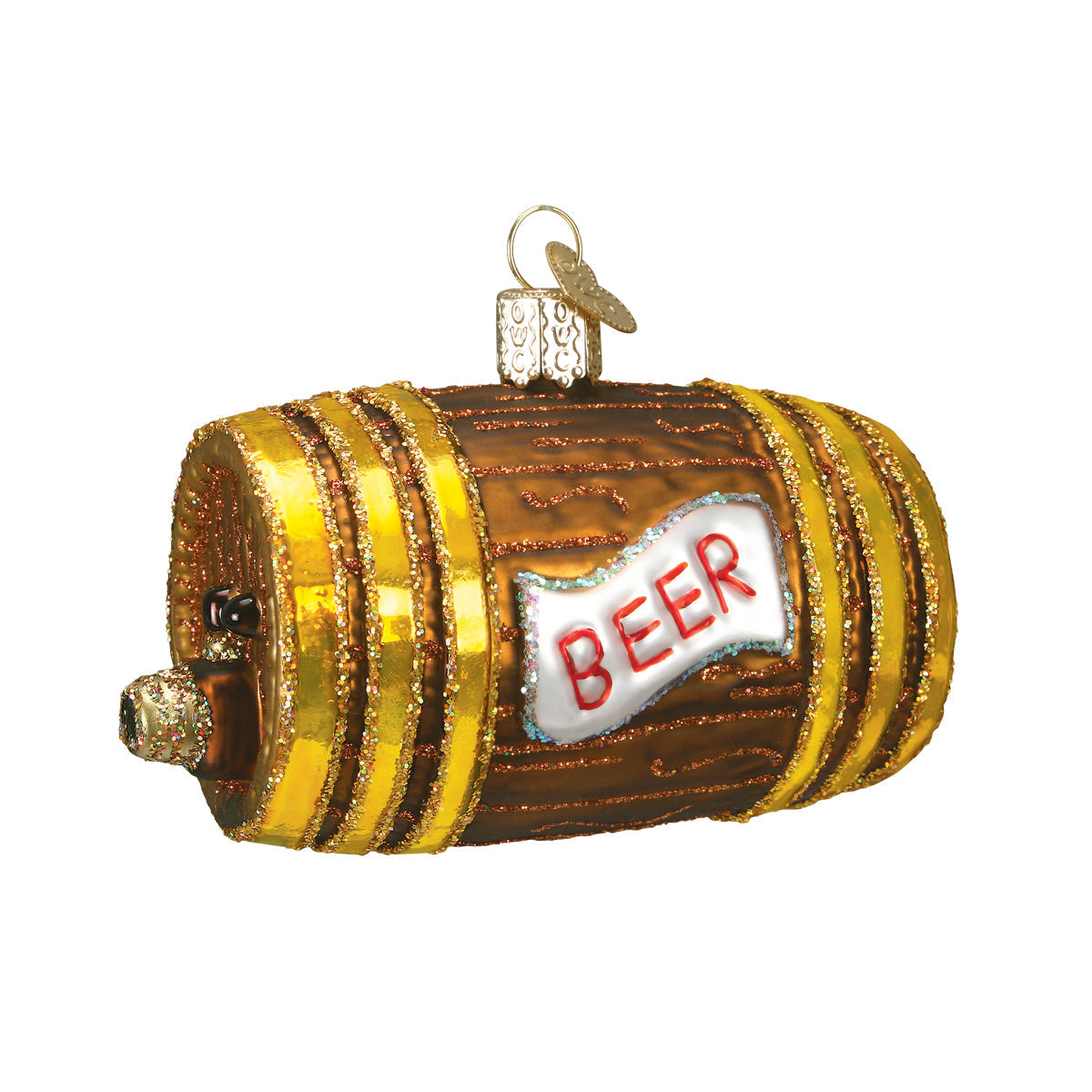 Beer Keg Ornament Old World Christmas
