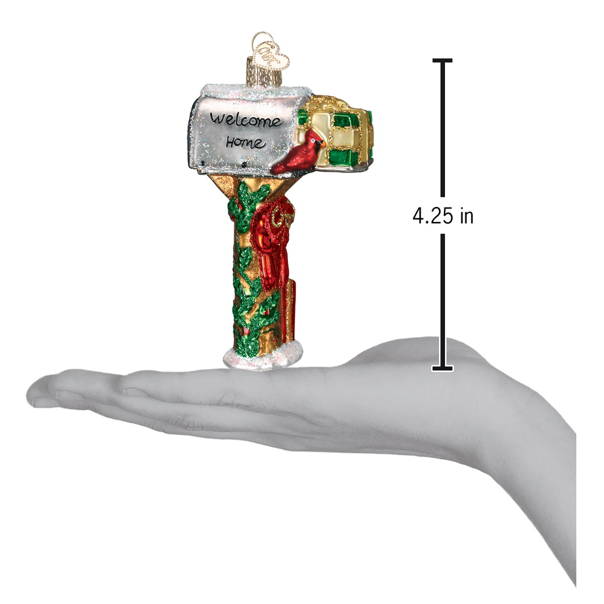 Welcome Home Mailbox Ornament Old World Christmas