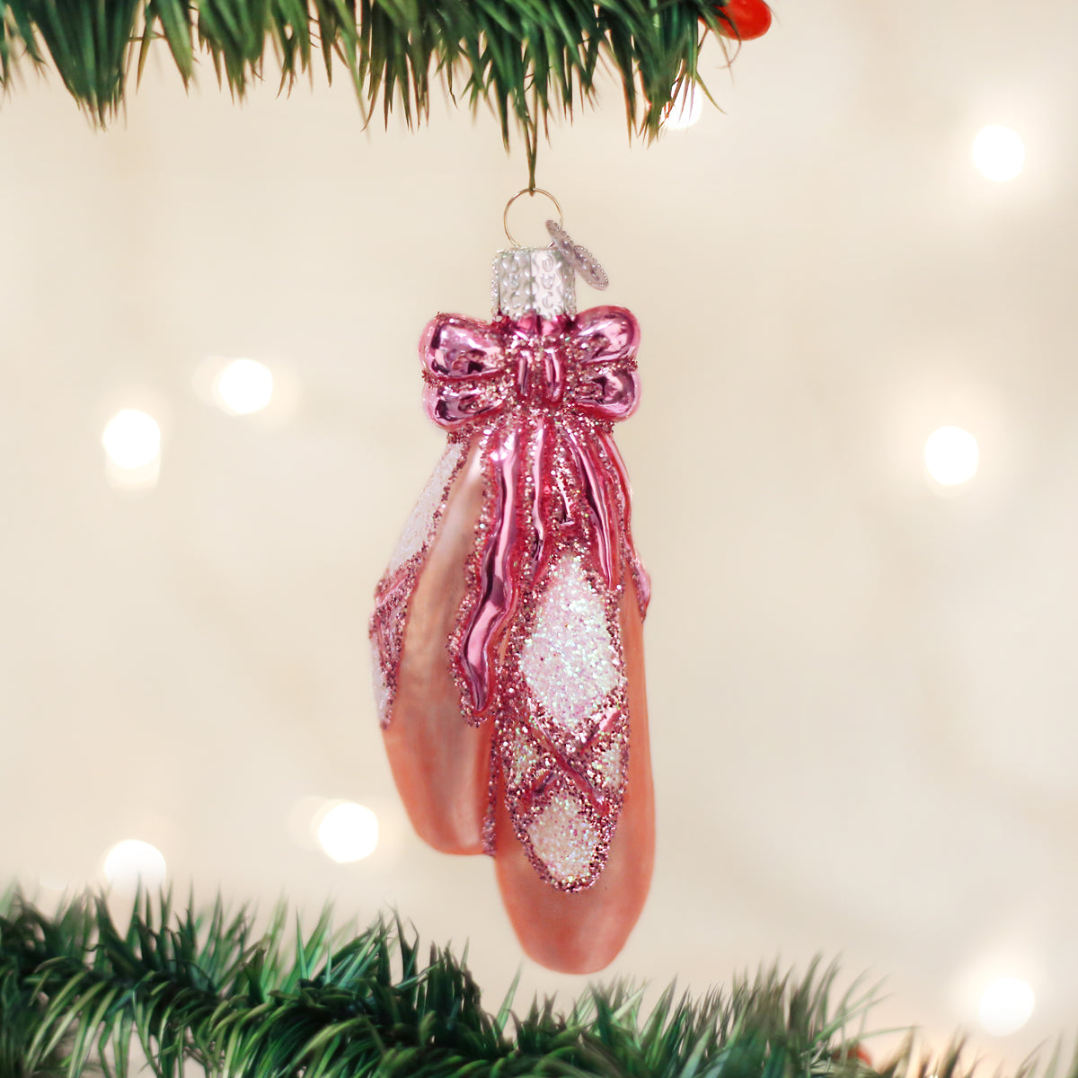 Ballet Toe Shoes Ornament Old World Christmas