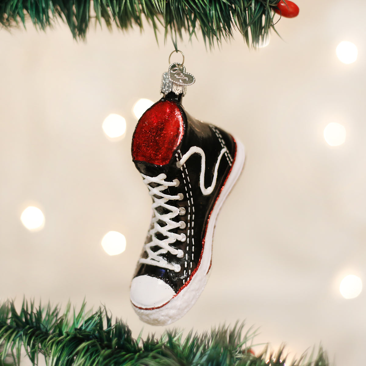 High Top Sneaker Ornament Old World Christmas