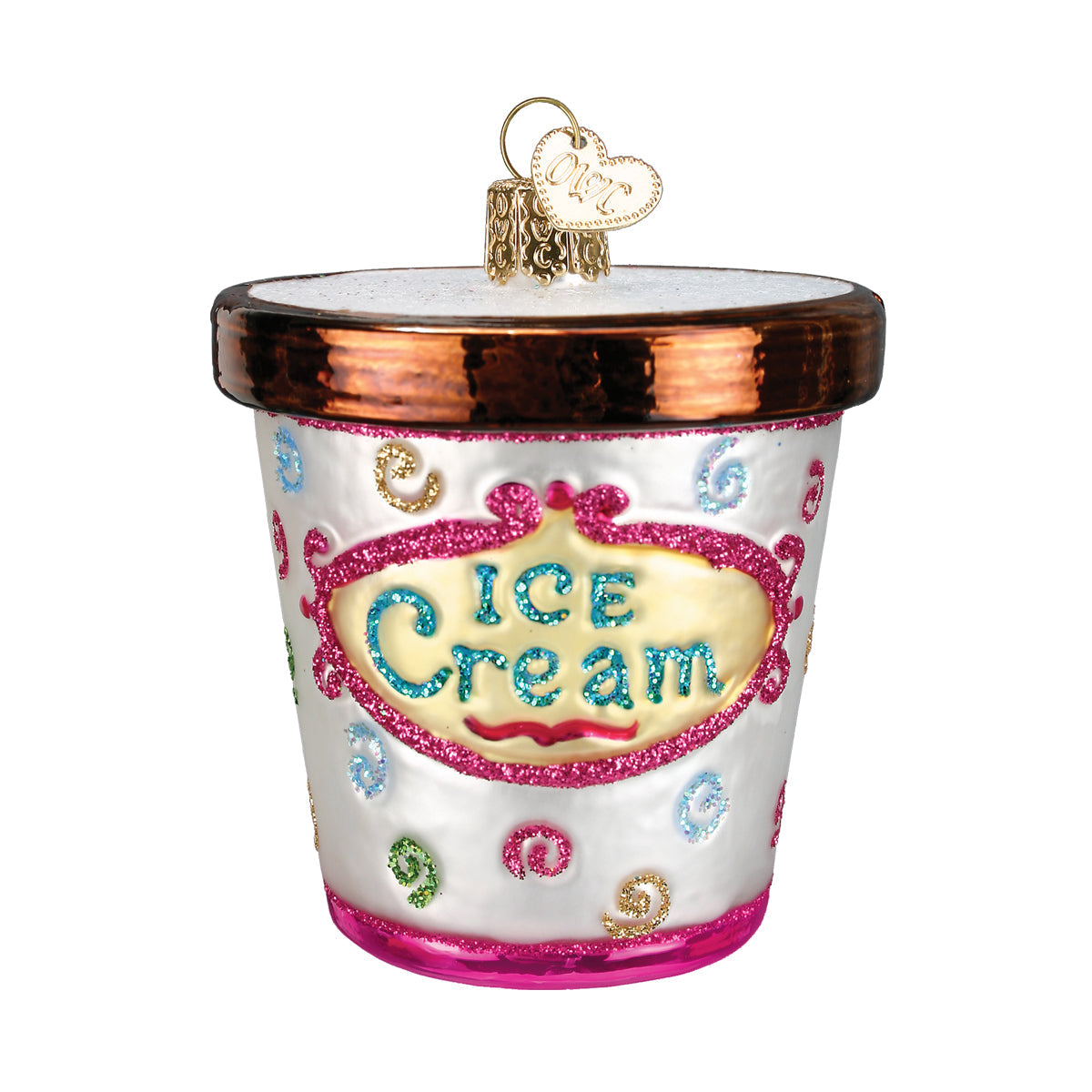 Ice Cream Carton Ornament Old World Christmas