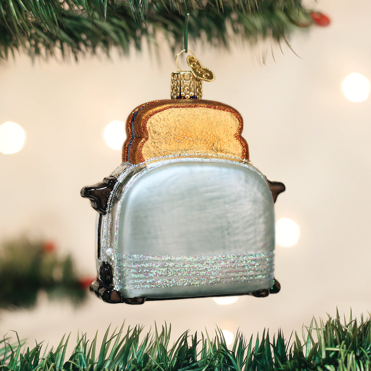 Retro Toaster Ornament Old World Christmas