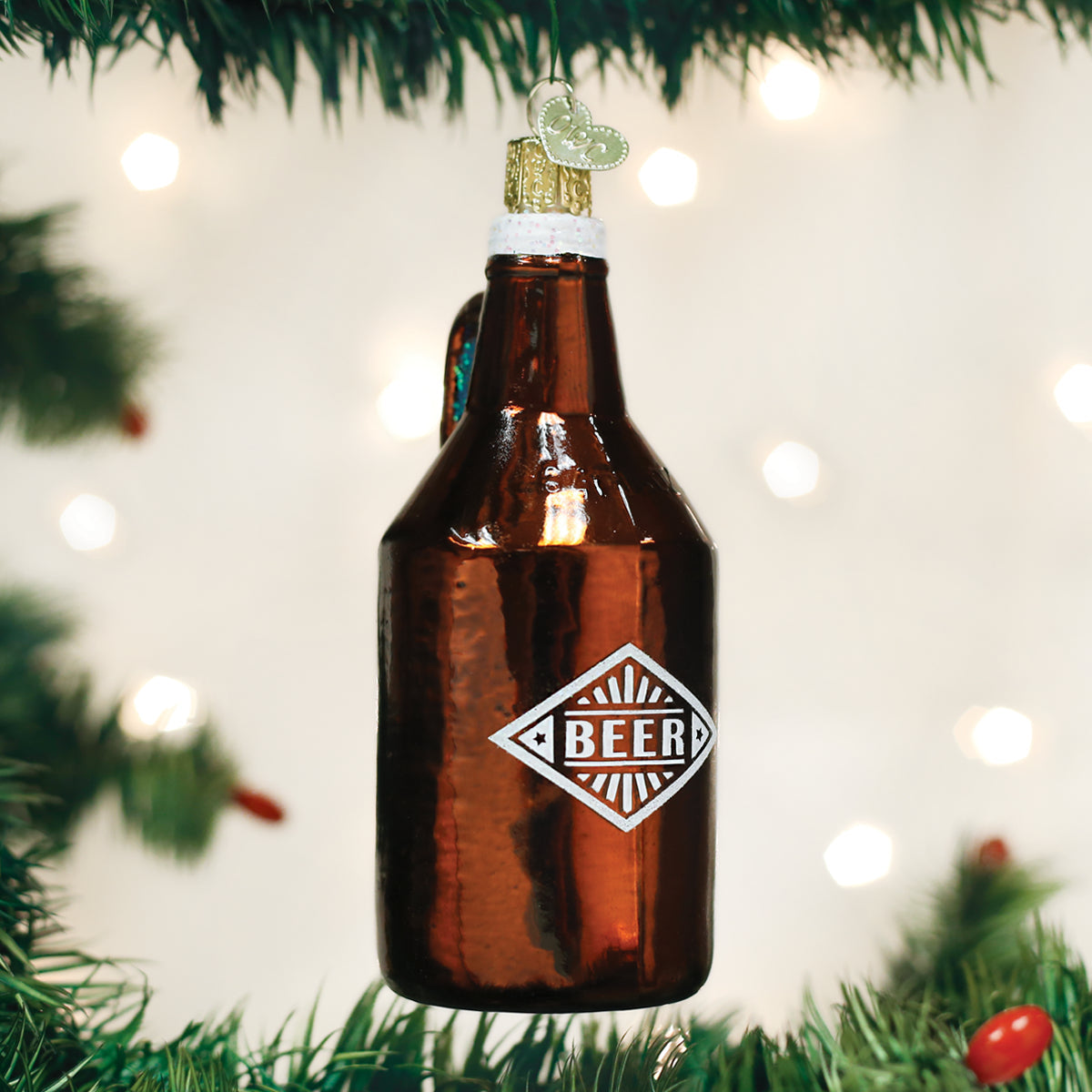 Beer Growler Ornament Old World Christmas